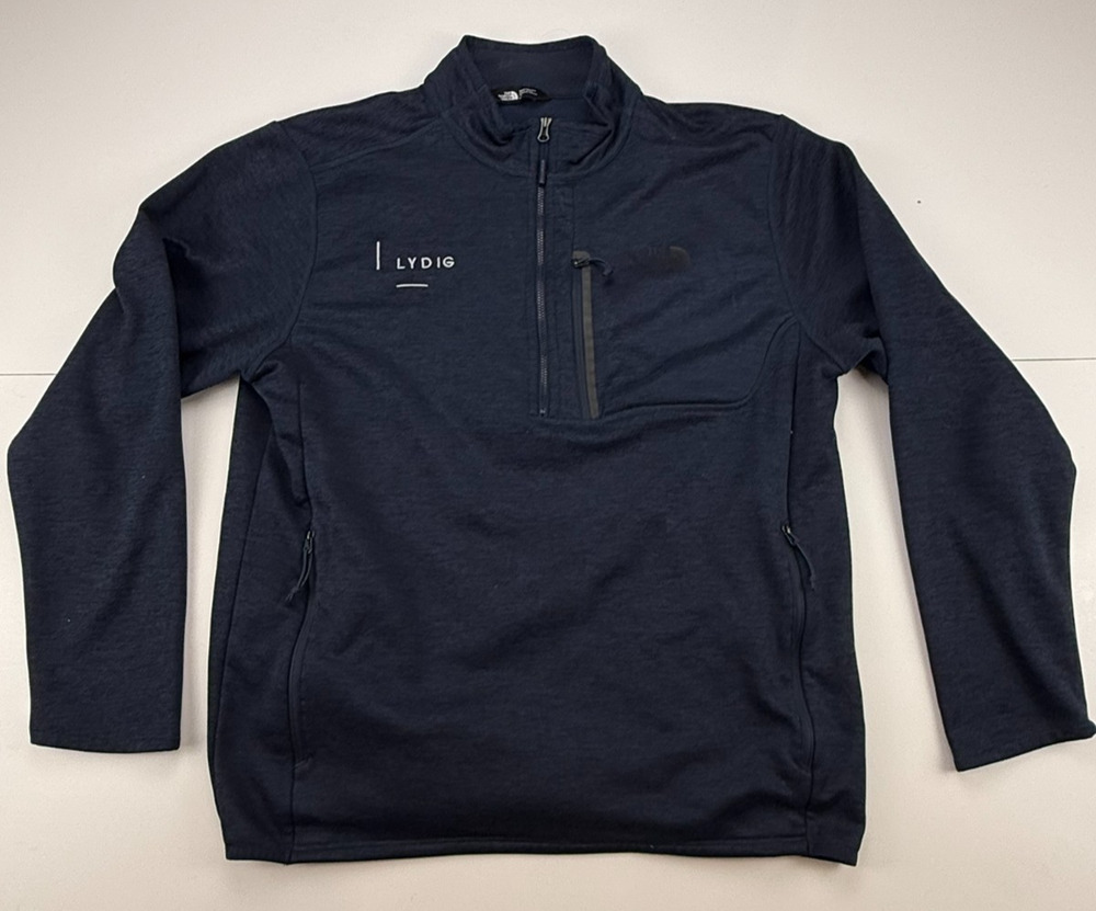 The North Face Men's L Navy 1/4 Zip Fleece Pullover NF0A4A7F SP20